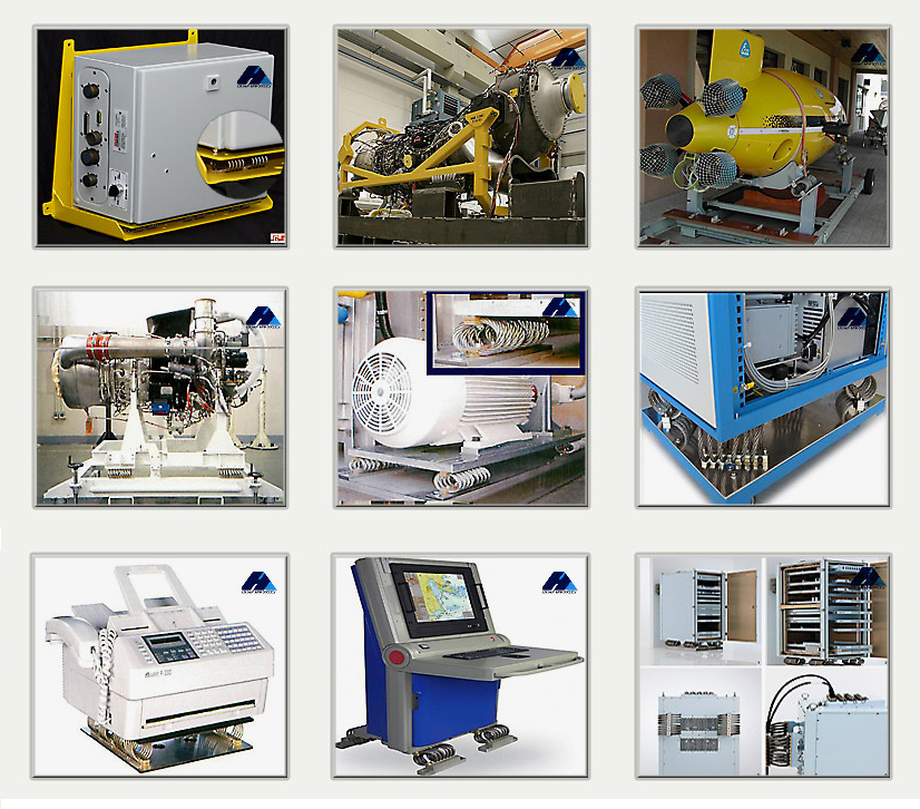 JGX-0160D-4.8A多應用鋼絲繩隔振器應用場景